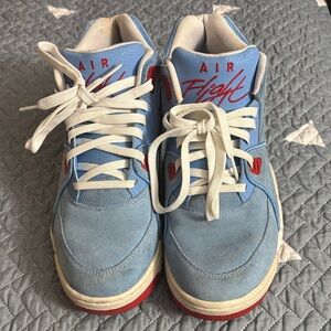 Nike Air Flight Blue and Red Sneakers